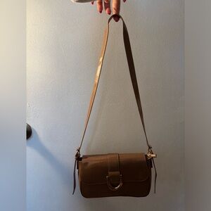 Brown Leather Shoulder Bag
